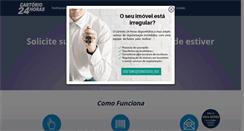 Desktop Screenshot of cartorio24horas.com.br
