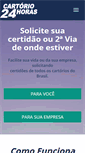 Mobile Screenshot of cartorio24horas.com.br